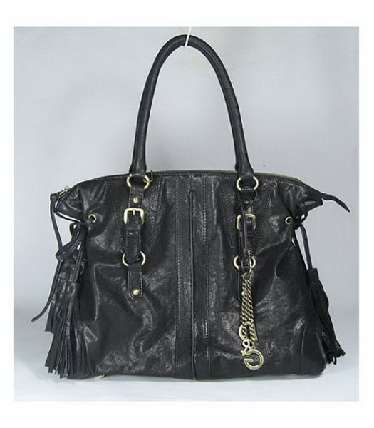 D & G Bag_Black spalla in pelle